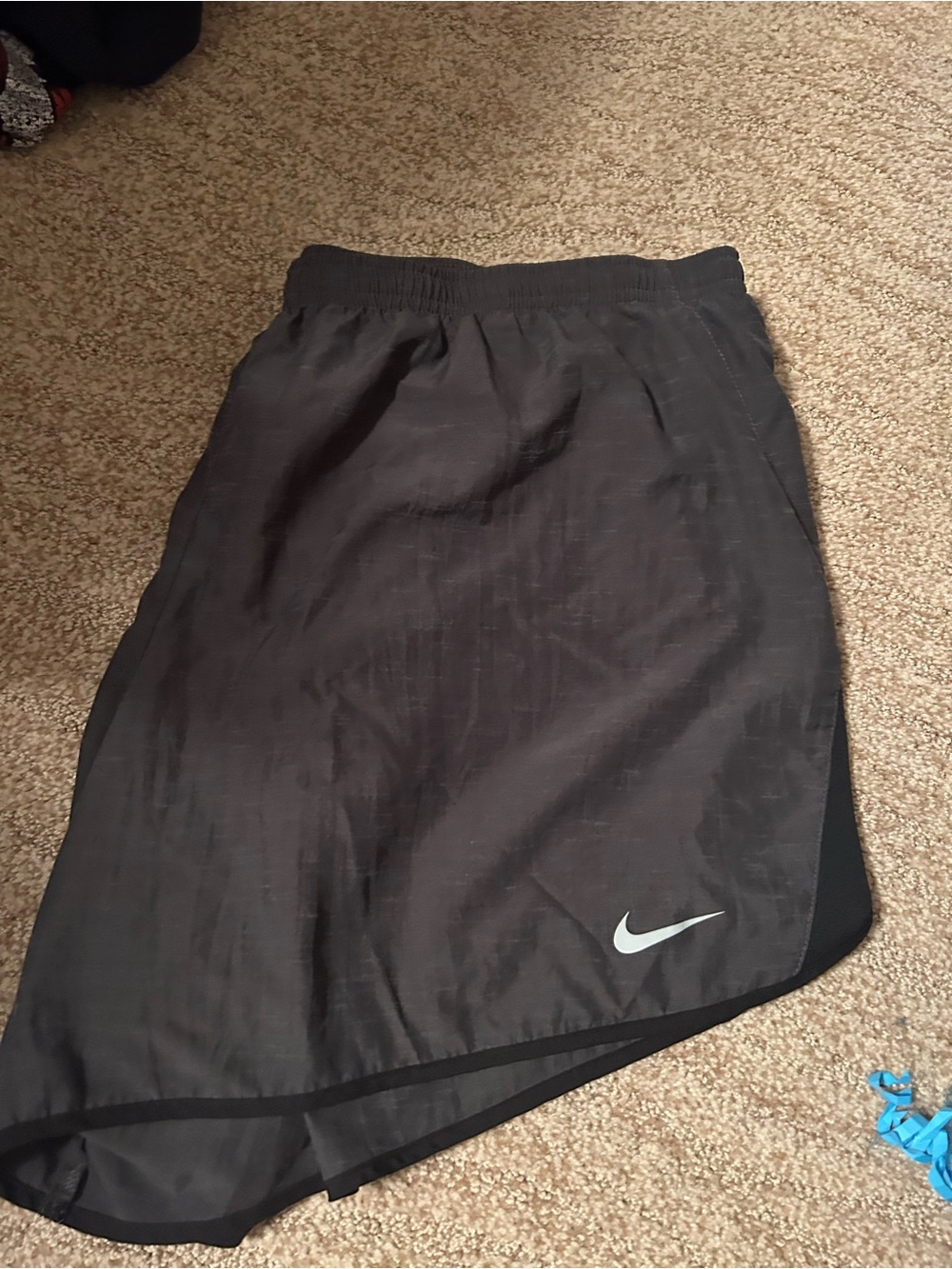 Nike dark gray athletic shorts